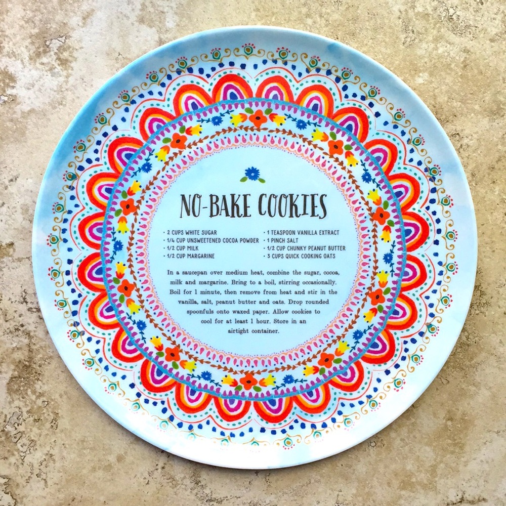 NEW Natural Life Cookie Giving Plate Boutique Dish